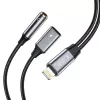 TECH-PROTECT ULTRABOOST adaptador de cable Lightning a minijack 3,5 mm y Lightning, negro