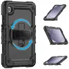 Tech-Protect Solid360 funda para Samsung Galaxy Tab A9+/A11+ PLUS 11.0 X210/X215/X216/X230/X235/X236, negro