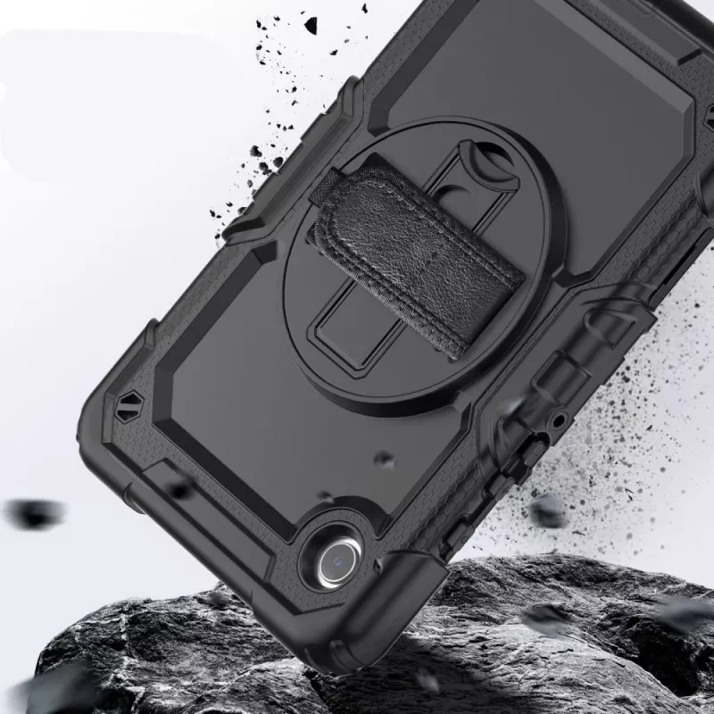 Tech-Protect Solid360 funda para Samsung Galaxy Tab A9+/A11+ PLUS 11.0 X210/X215/X216/X230/X235/X236, negro