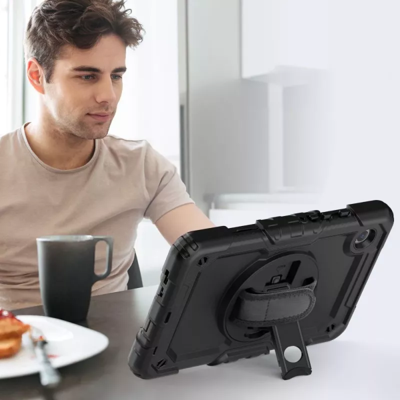 Tech-Protect Solid360 funda para Samsung Galaxy Tab A9+/A11+ PLUS 11.0 X210/X215/X216/X230/X235/X236, negro