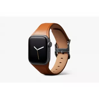 Bellroy Classic Leather Band para Apple Watch, marrón, 40mm, 41mm, 38mm, 42mm (Serie 10/11)