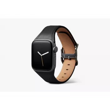 Bellroy Classic Leather Band para Apple Watch, negro, 44mm, 45mm, 42mm (Series 1/2/3), 49mm, 46mm