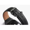 Bellroy Classic Leather Band para Apple Watch, negro, 44mm, 45mm, 42mm (Series 1/2/3), 49mm, 46mm