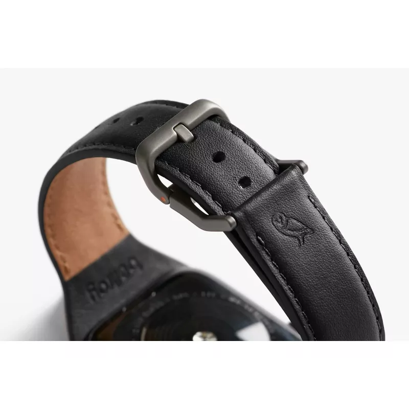 Bellroy Classic Leather Band para Apple Watch, negro, 44mm, 45mm, 42mm (Series 1/2/3), 49mm, 46mm