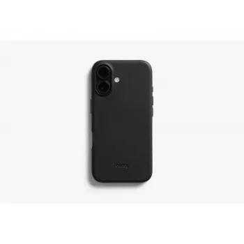 Bellroy Leather Case para iPhone 16, negro
