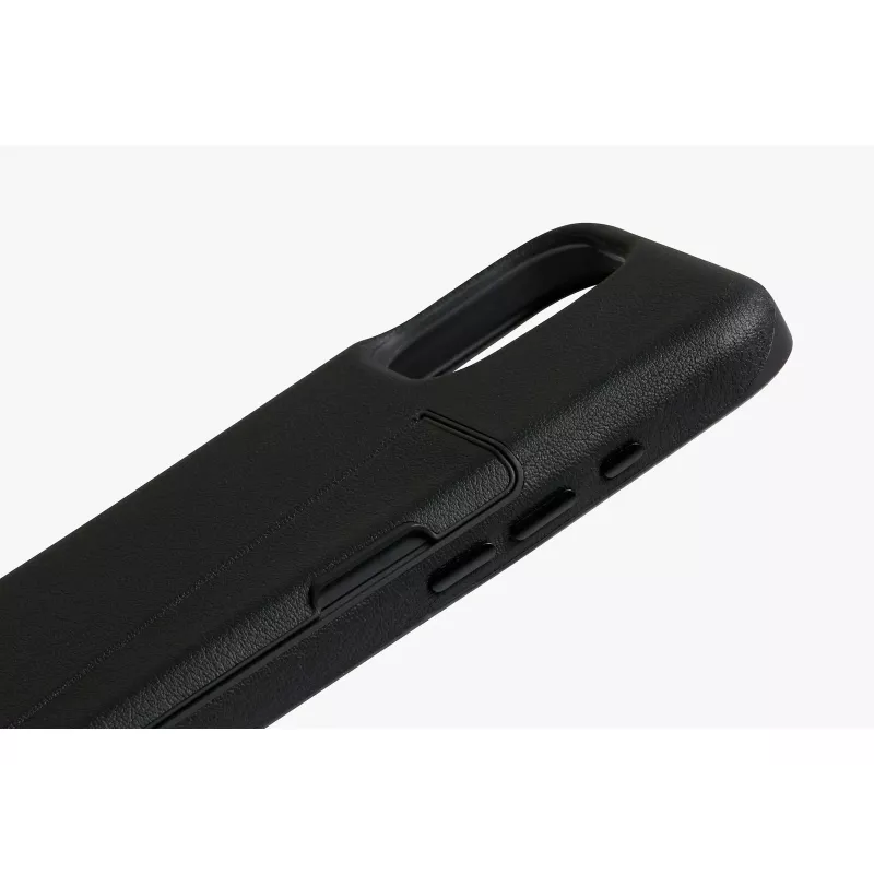 Bellroy Leather Card Case para iPhone 16, negro