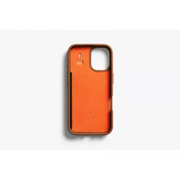 Bellroy Leather Card Case para iPhone 16 Plus, marrón