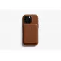 Funda de piel Bellroy con cartera magnética para iPhone 16 Pro, marrón
