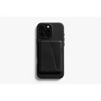 Funda de piel Bellroy con cartera magnética para iPhone 16 Pro Max, negro
