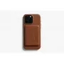 Bellroy Funda de piel con cartera magnética para iPhone 16 Pro Max, marrón