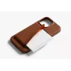 Bellroy Funda de piel con cartera magnética para iPhone 16 Pro Max, marrón