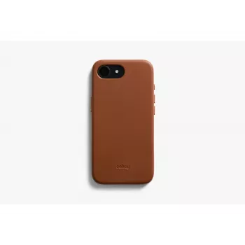 Bellroy Leather Case para iPhone 16e, marrón