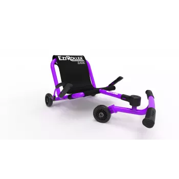 EzyRoller Classic Go-Kart de propulsión por piernas para niños de 3-12 años Morado