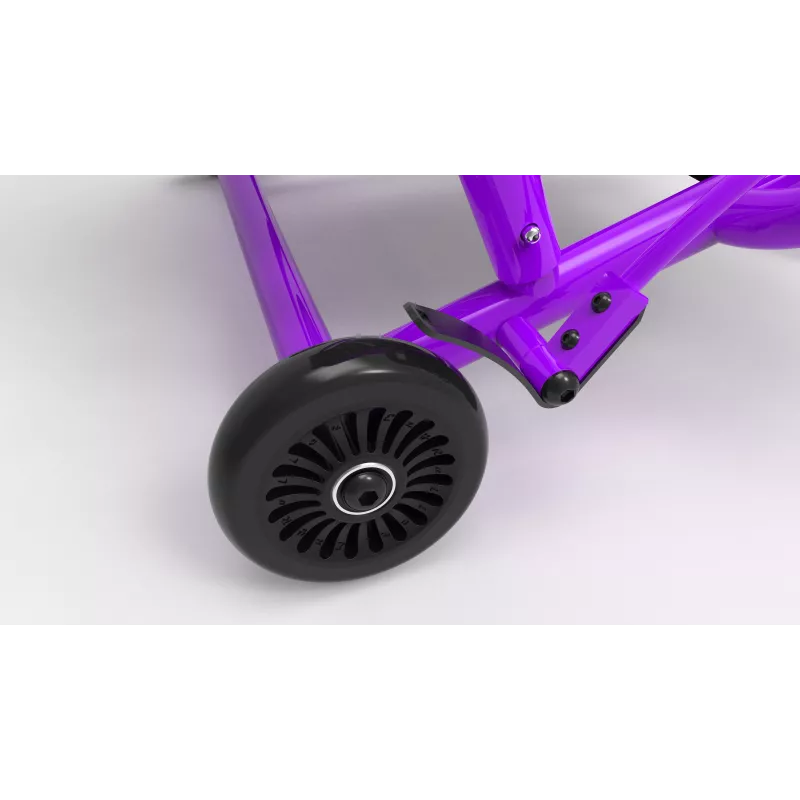 EzyRoller Classic Go-Kart de propulsión por piernas para niños de 3-12 años Morado