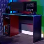 XROCKER Escritorio gaming Gris-Rojo