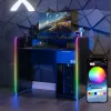 X Rocker 2023269 escritorio gaming con LED, negro