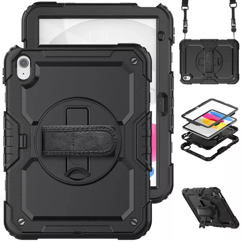 Tech-Protect Solid360 para iPad 10,9 10.ª gen (2022) / iPad 11 11.ª gen (2025) Negro