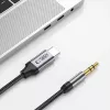 TECH-PROTECT ULTRABOOST Cable de audio USB-C a minijack de 3,5 mm 100 cm Negro