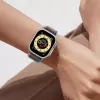 TECH-PROTECT Nylon correa para Apple Watch 4 / 5 / 6 / 7 / 8 / SE / Ultra (42 / 44 / 45 / 49 mm) negro/naranja