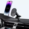 TECH-PROTECT MM15W-V1 soporte magnético MagSafe para salpicadero y rejilla del coche, cargador inalámbrico 15W negro