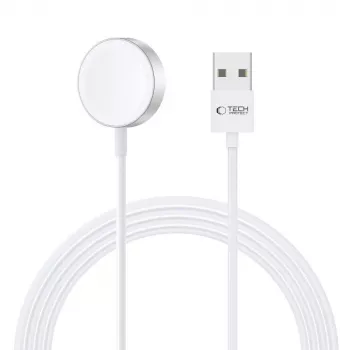 TECH-PROTECT ULTRABOOST cable de carga magnética 120cm Apple Watch blanco