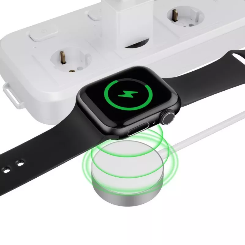 TECH-PROTECT ULTRABOOST cable de carga magnética 120cm Apple Watch blanco