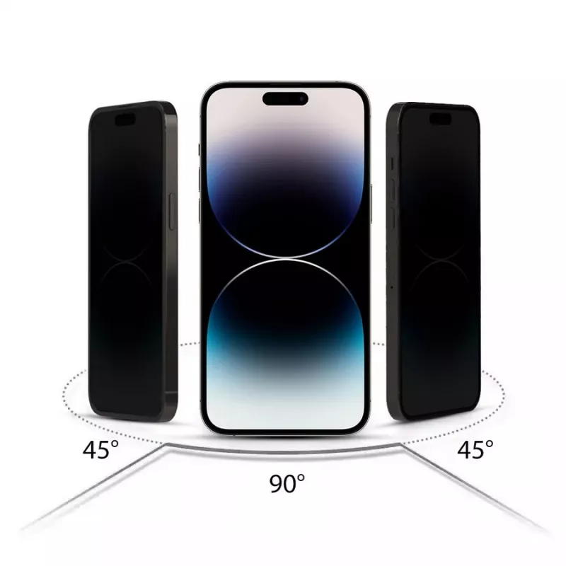 HOFI Anti Spy Glass Pro+ protector de pantalla de privacidad para Apple iPhone 12 / 12 Pro