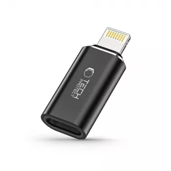 TECH-PROTECT ULTRABOOST adaptador Lightning a USB-C negro