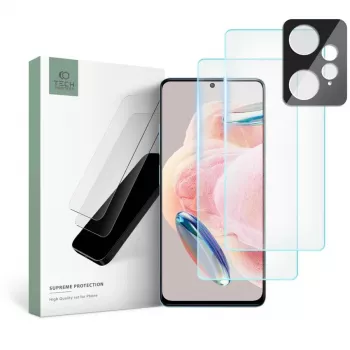 TECH-PROTECT cristal templado + lente de cámara Supreme Set para Xiaomi Redmi Note 12 LTE