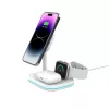 TECH-PROTECT QI15W-A27 3IN1 Cargador inalámbrico magnético MagSafe Blanco
