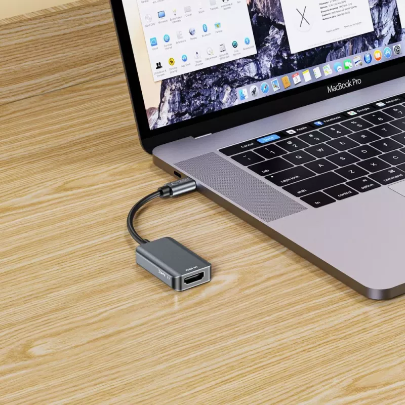 TECH-PROTECT ULTRABOOST adaptador USB-C a HDMI 4K 60Hz negro