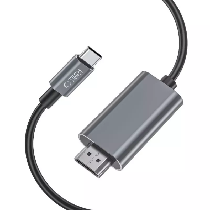 TECH-PROTECT ULTRABOOST cable Type-C a HDMI 4K 60HZ 200CM NEGRO