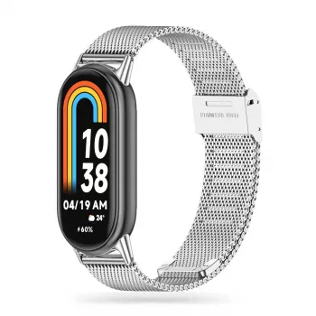 TECH-PROTECT correa Milanese para Xiaomi Smart Band 8 / 9 / NFC - plata