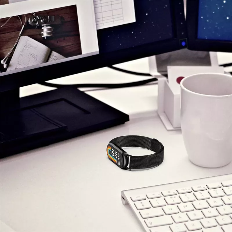 TECH-PROTECT correa Milanese para Xiaomi Smart Band 8 / 9 / NFC - plata