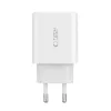 Tech-Protect NC30W cargador USB-C de 3 puertos negro 30W