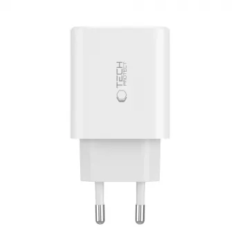 Tech-Protect NC30W cargador USB-C de 3 puertos negro 30W