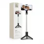 Tech-Protect L02S palo selfie con trípode y mando Bluetooth, negro