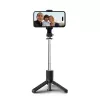 Tech-Protect L02S palo selfie con trípode y mando Bluetooth, negro
