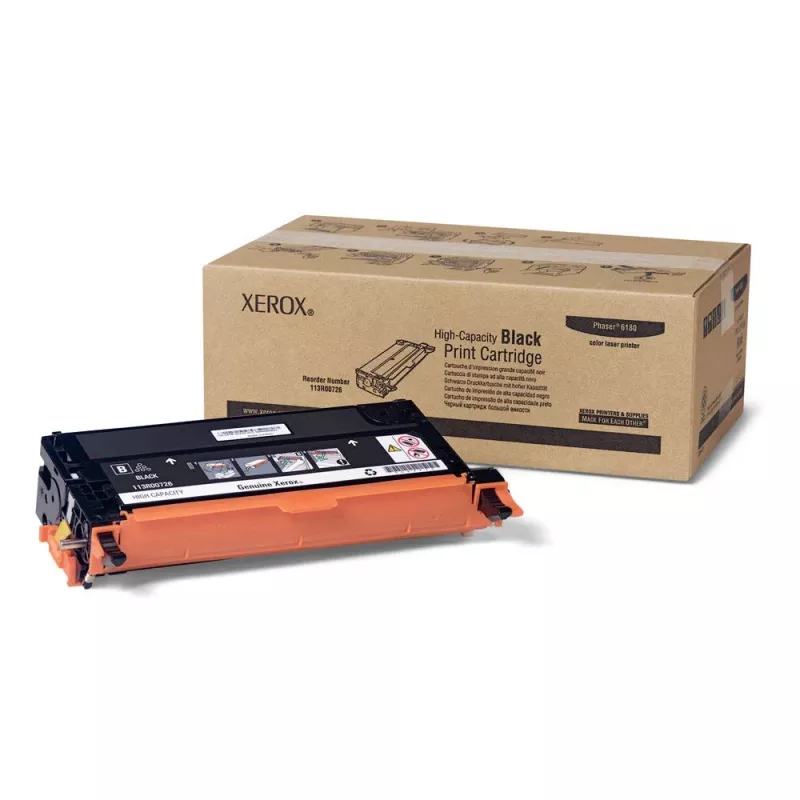 Xerox 113R00726 cartucho de tóner negro para Phaser 6180DN, 6180MFP/D, 6180MFP/N, 6180N