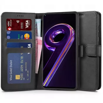 TECH-PROTECT Funda Cartera para Realme 9 Pro, Negro