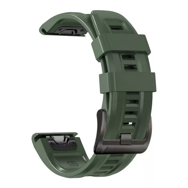TECH-PROTECT ICONBAND Correa de Silicona Garmin Fenix 5 / 6 / 6 Pro / 7 Verde Militar