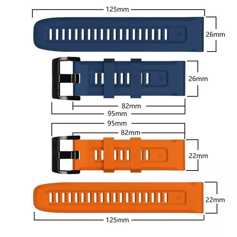 Tech-Protect Iconband para Garmin Fenix 3 / 5X / 3HR / 5X Plus / 6X / 6X Pro / 7X Negro
