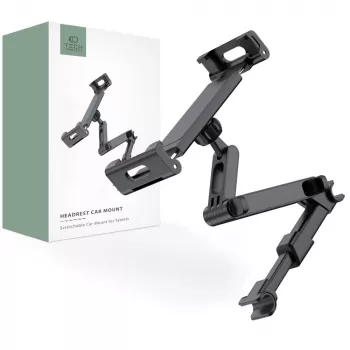 TECH-PROTECT V1 Soporte de Coche para Reposacabezas Elástico Negro