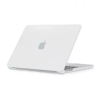 Tech-Protect Smartshell Funda Rígida Mate Transparente para MacBook Air 13 2022