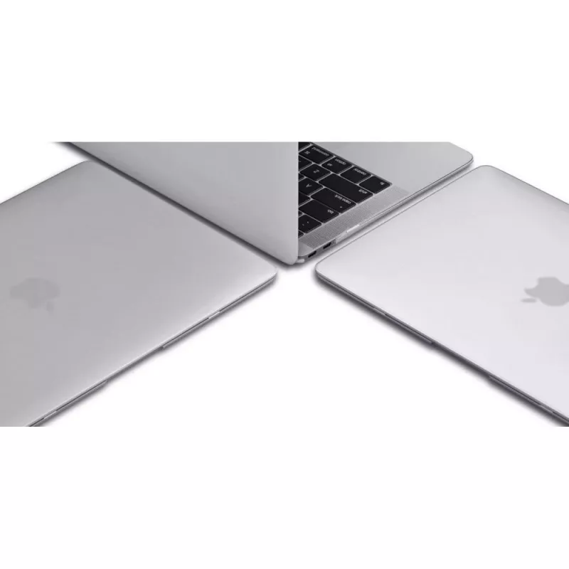 Tech-Protect Smartshell Funda Rígida Mate Transparente para MacBook Air 13 2022