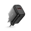 TECH-PROTECT C20W Cargador de Red de 2 Puertos PD20W/QC3.0 Negro