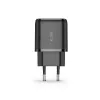 TECH-PROTECT C20W Cargador de Red de 2 Puertos PD20W/QC3.0 Negro