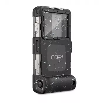 TECH-PROTECT Funda Sumergible Impermeable Universal IPX8 Negra