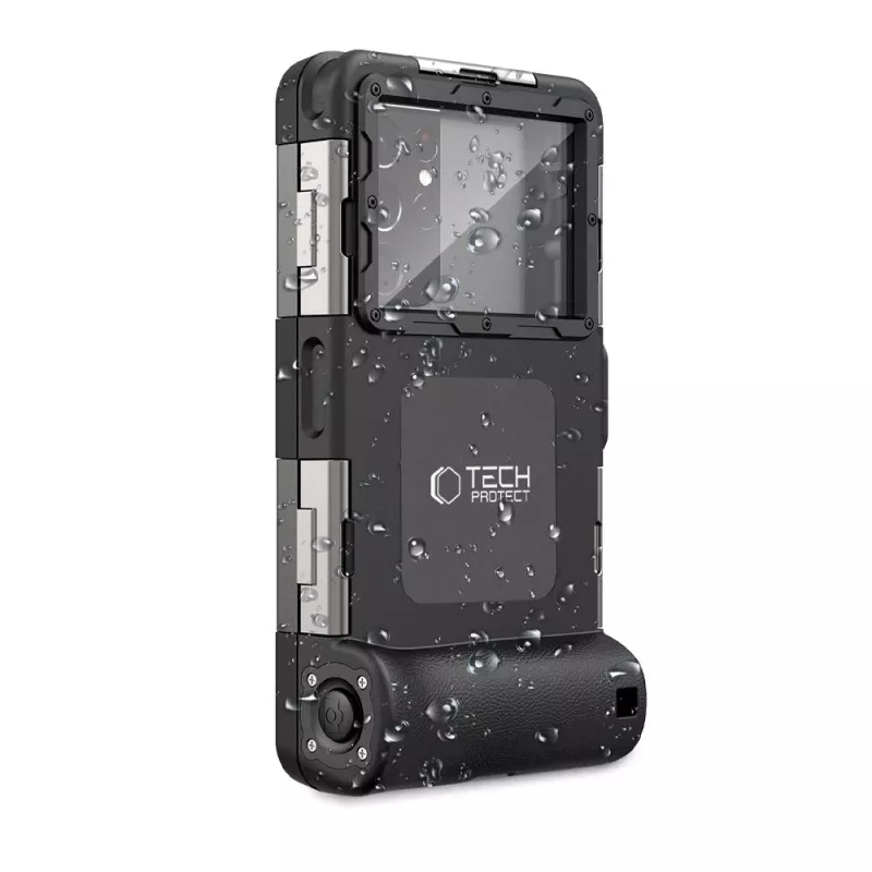 TECH-PROTECT Funda Sumergible Impermeable Universal IPX8 Negra