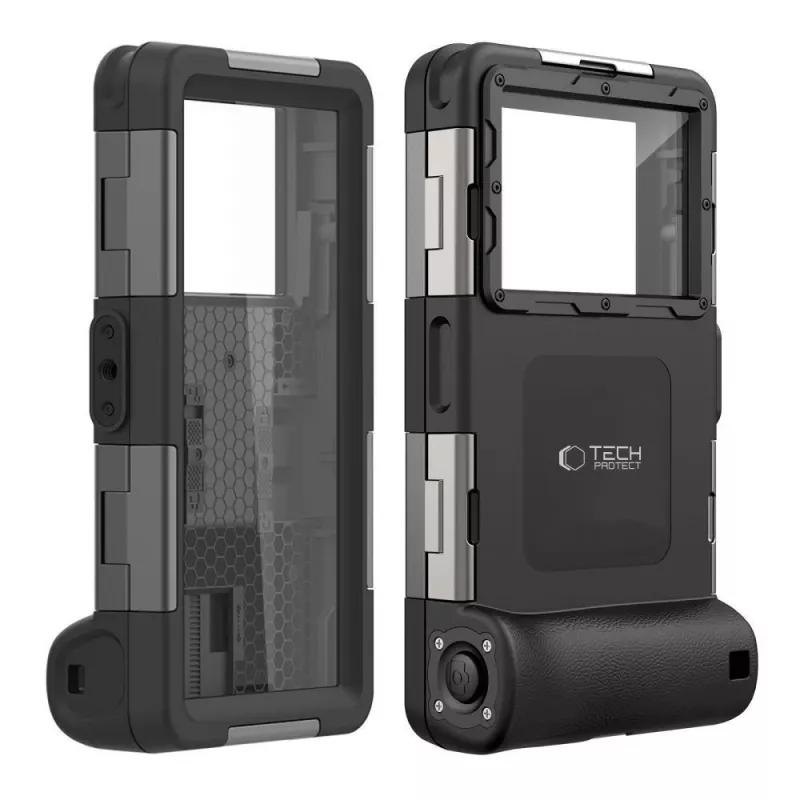 TECH-PROTECT Funda Sumergible Impermeable Universal IPX8 Negra